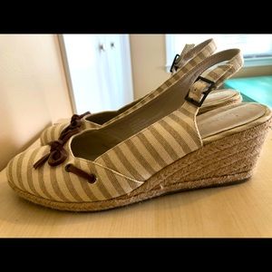 Kelly & Katie Striped Espadrilles